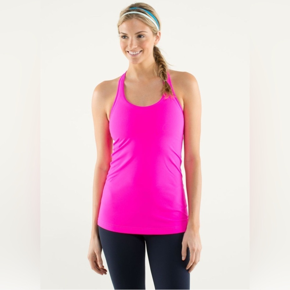 Lululemon Pink Cool Racerback tank, size 4